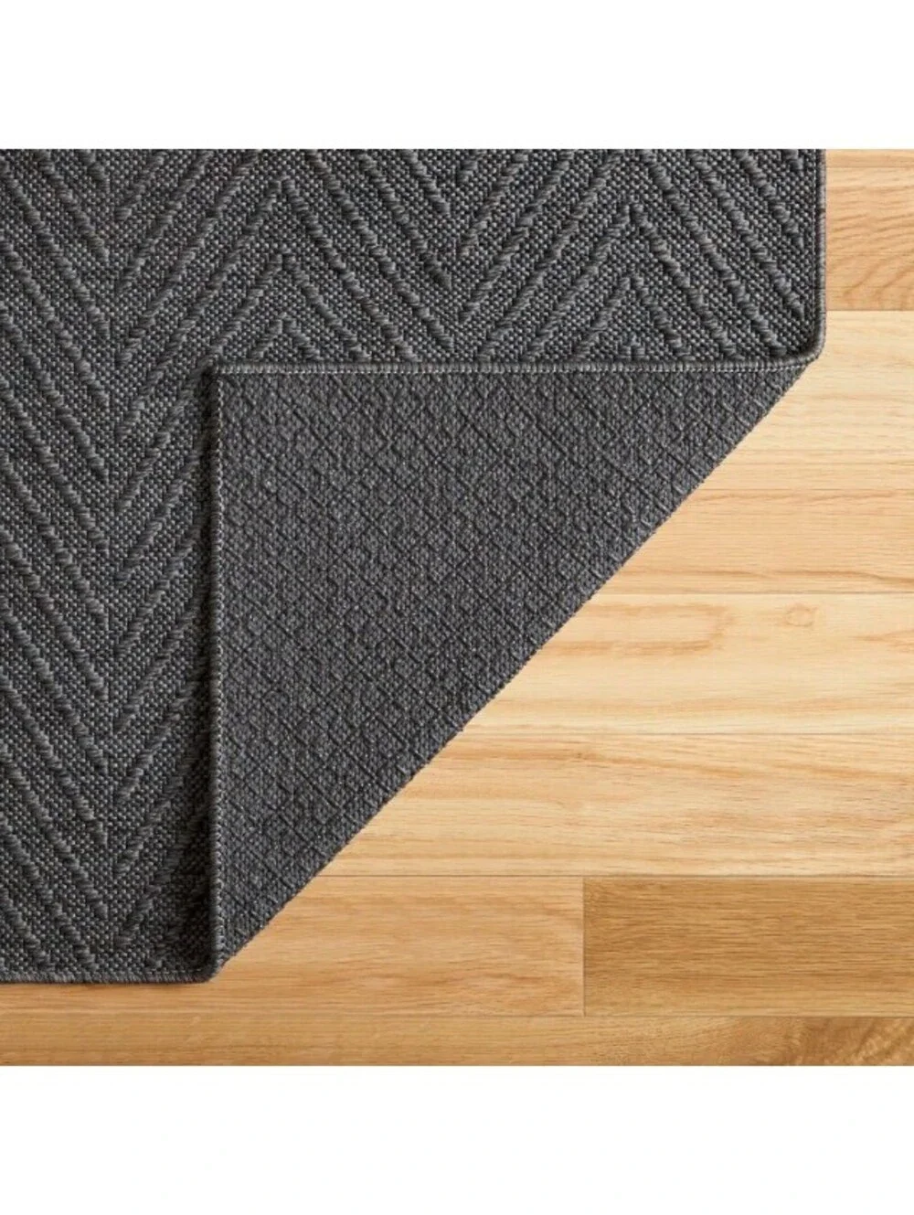Town & Country Basics Herringbone Textured EverWash Washable Area Rug 2'11x4'11